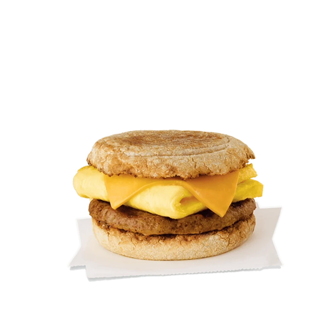 Egg, Sausage & Cheese Muffin