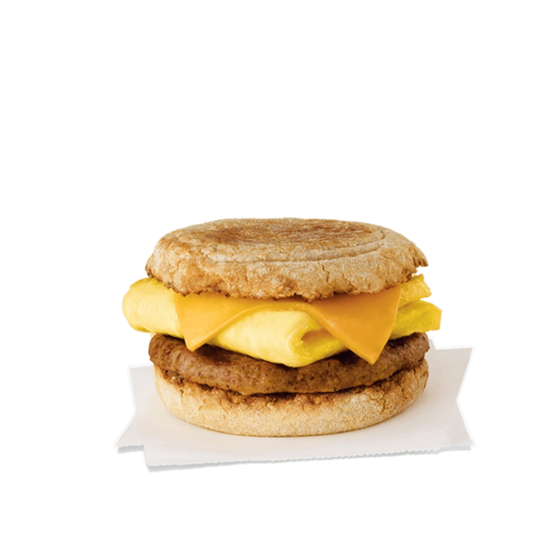Egg, Sausage & Cheese Muffin