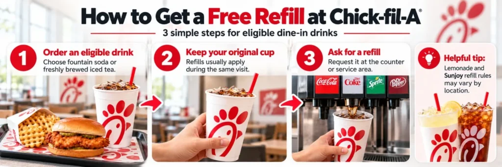 How to Get a Free Refill at Chick-fil-A