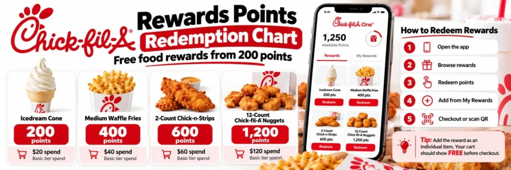 Chick-fil-A Rewards Redemption Guide
